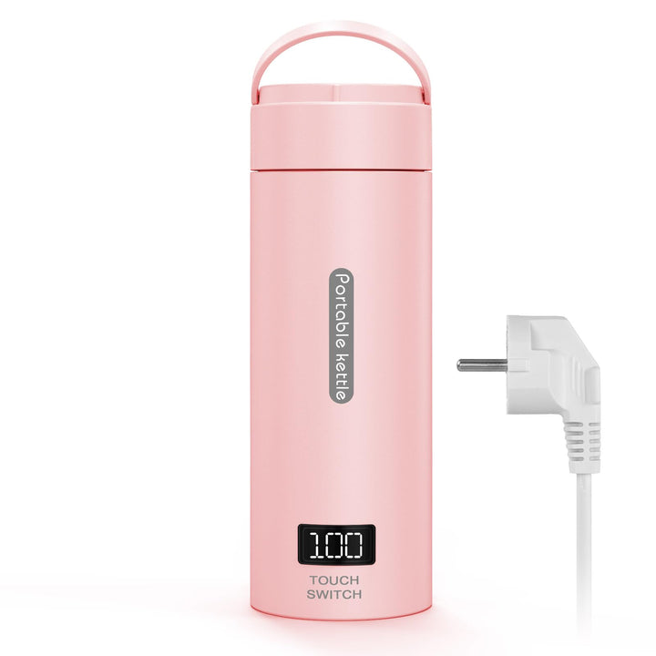 Flintronic Reise Elektrisch Wasserkocher, Mini Electric Kettle, 220 V/ 300W Thermoskanne, Elektrisch