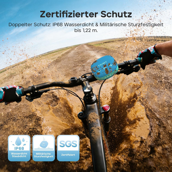 Tribit Bluetooth Portable Lautsprecher StormBox Micro 3, blue