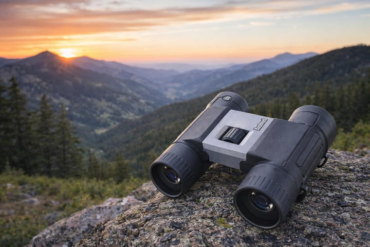 Bushnell - Powerview 2 - Fernglas - 10x25 - Dachkant - Aluminium Metallgehäuse - Mehrschichtvergütun