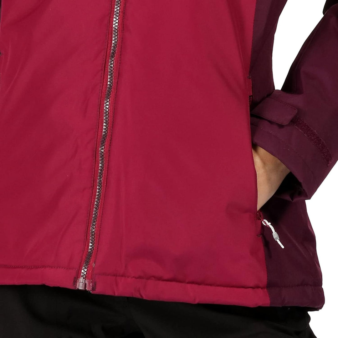 Regatta Damen Voltera Protect Waterproof Taped Seams Heated Hooded Jacket Jacke M Violett/Pflaume, M
