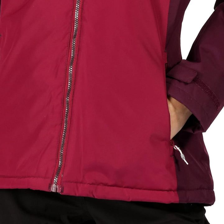 Regatta Damen Voltera Protect Waterproof Taped Seams Heated Hooded Jacket Jacke M Violett/Pflaume, M