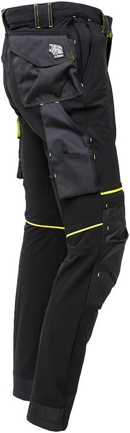 U-POWER PE145BC-4XL - Pantalones gama PERFORMANCE modelo ATOM Black Carbon Talla 4XL