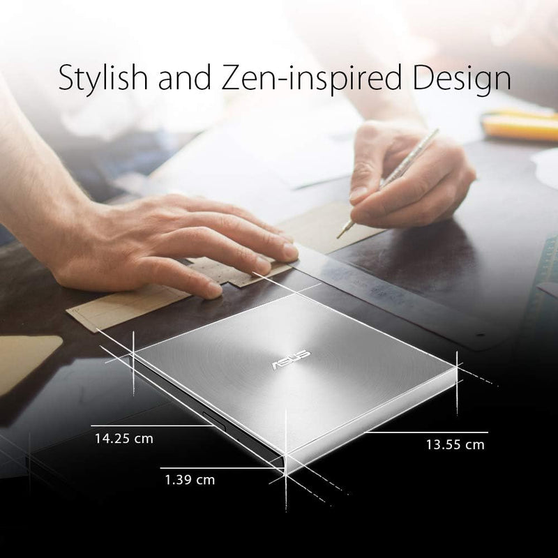 Asus ZenDrive U7M externer DVD-Brenner (für Apple MacBook & Windows PCs/Notebooks, inkl. 2x M-Disk R