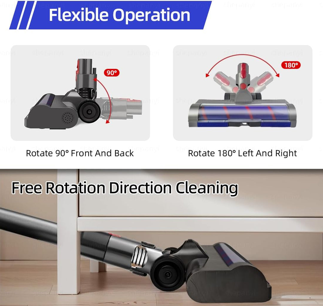 LED-Weichwalzen-Bürste-Ersatz Kompatibel Mit Dyson V7,V8,V10,V11,V15 Staubsauger – Bürstenkopf Nur f