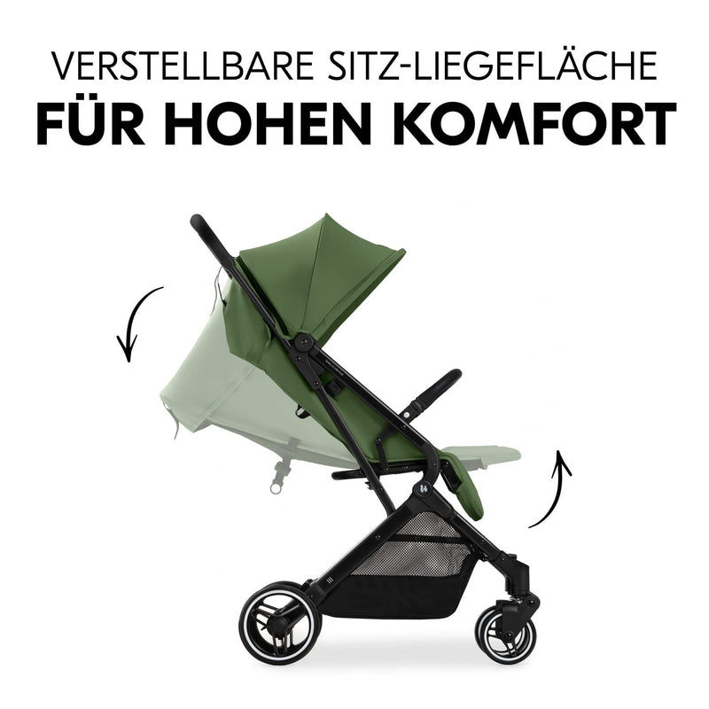 Hauck Reisebuggy Travel N Care Plus mit Liegefunktion, nur 7,2 kg, UV-Schutz 50+, bis 25 kg belastba