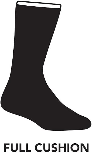 Darn Tough FBA_1933-gryblk-l Herren Gepolsterte Socken, L Schwarz