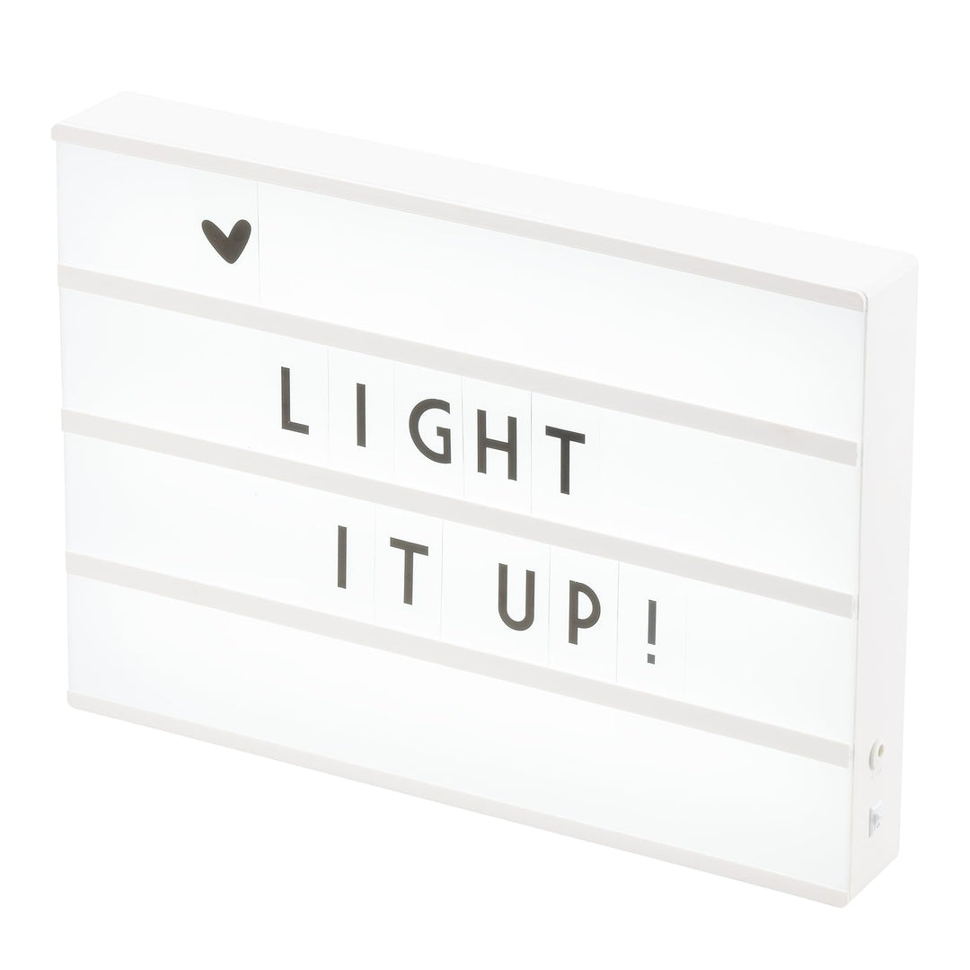 Lightbox mit buchstaben – A3 – 85 zeichen, A3