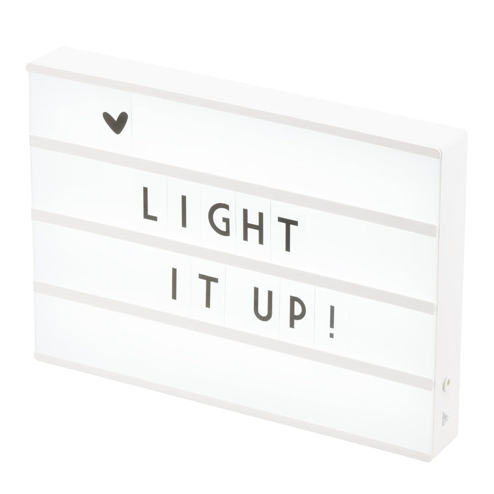 Lightbox mit buchstaben – A3 – 85 zeichen, A3