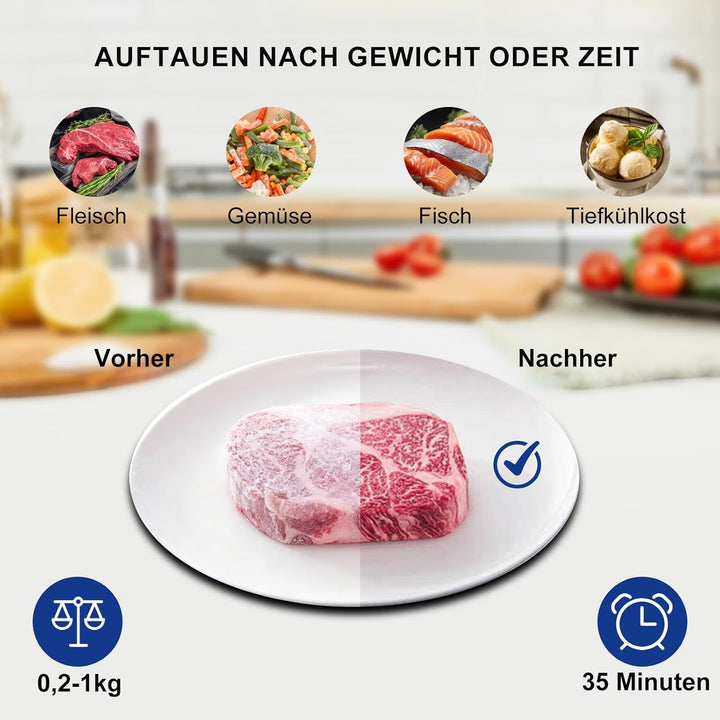 Smad Solo-Mikrowelle 20L, 700W, Mikrowelle Klein, 5 Leistungsstufen, Auftaufunktion nach Zeit/Gewich