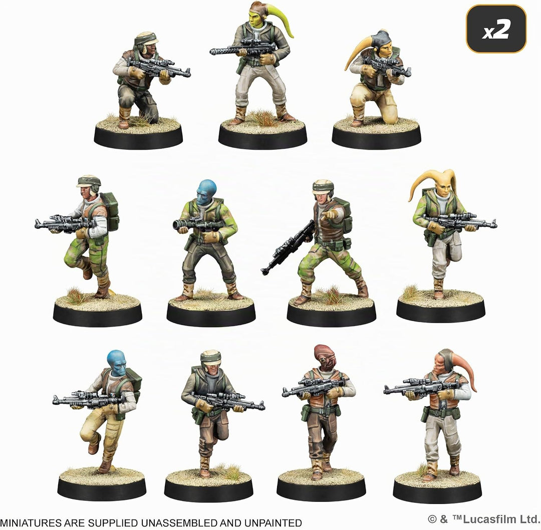 Asmodee, Star Wars: Legion – Rebel Alliance Starter Set (Rebellenallianz-Starterset), ATOMIC MASS GA