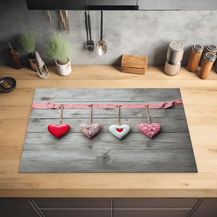 KitchenYeah© Herdabdeckplatte Einteilig Ceranfeld Abdeckplatte für Induktionsschutz Ceranfeldabdecku