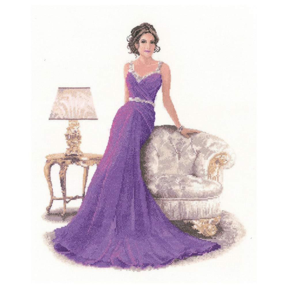 Heritage Kreuzstich Set Aida Grace (A), Zählmuster, JLGR1378-A, 32x38,5cm