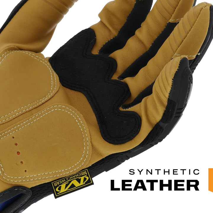 Mechanix Wear: Material4X M-Pact Arbeitshandschuhe aus Kunstleder – Aufprallschutz, absorbiert Vibra