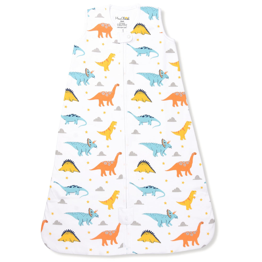 Mama Cheetah Baby Schlafsack, Bio-Baumwolle, Tragbare Babydecke, Schlafsack mit 2-Wege-Reissverschlu