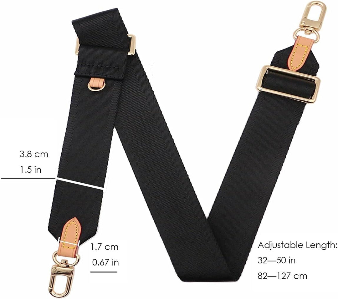 Multi Pochette Accessoires Schultergurt Ersatzgurt Verstellbar Crossbody Breite Segeltuch-Bügel für