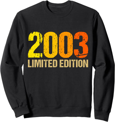 21. Geburtstag Mann Frau 21 Jahre 2003 Deko Lustig Geschenk Sweatshirt