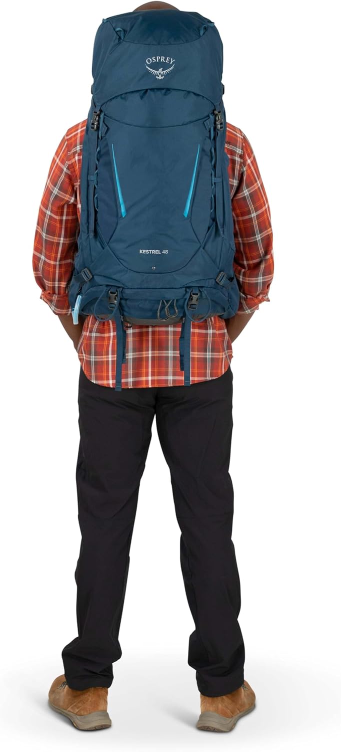 Osprey Kestrel Herren Rucksack Bonsai Green S/M - Fassungsvermögen 48L, Bonsai Green S/M - Fassungsv