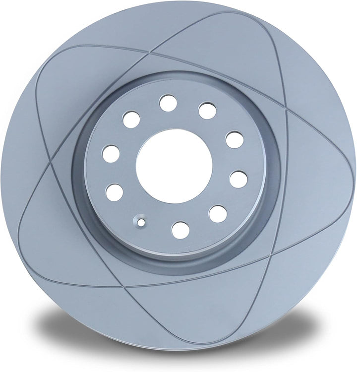 ATE Bremsenset Vorderachse inkl. PowerDisc Bremsscheiben vorne Ø 312 mm belüftet und Bremsbeläge vor