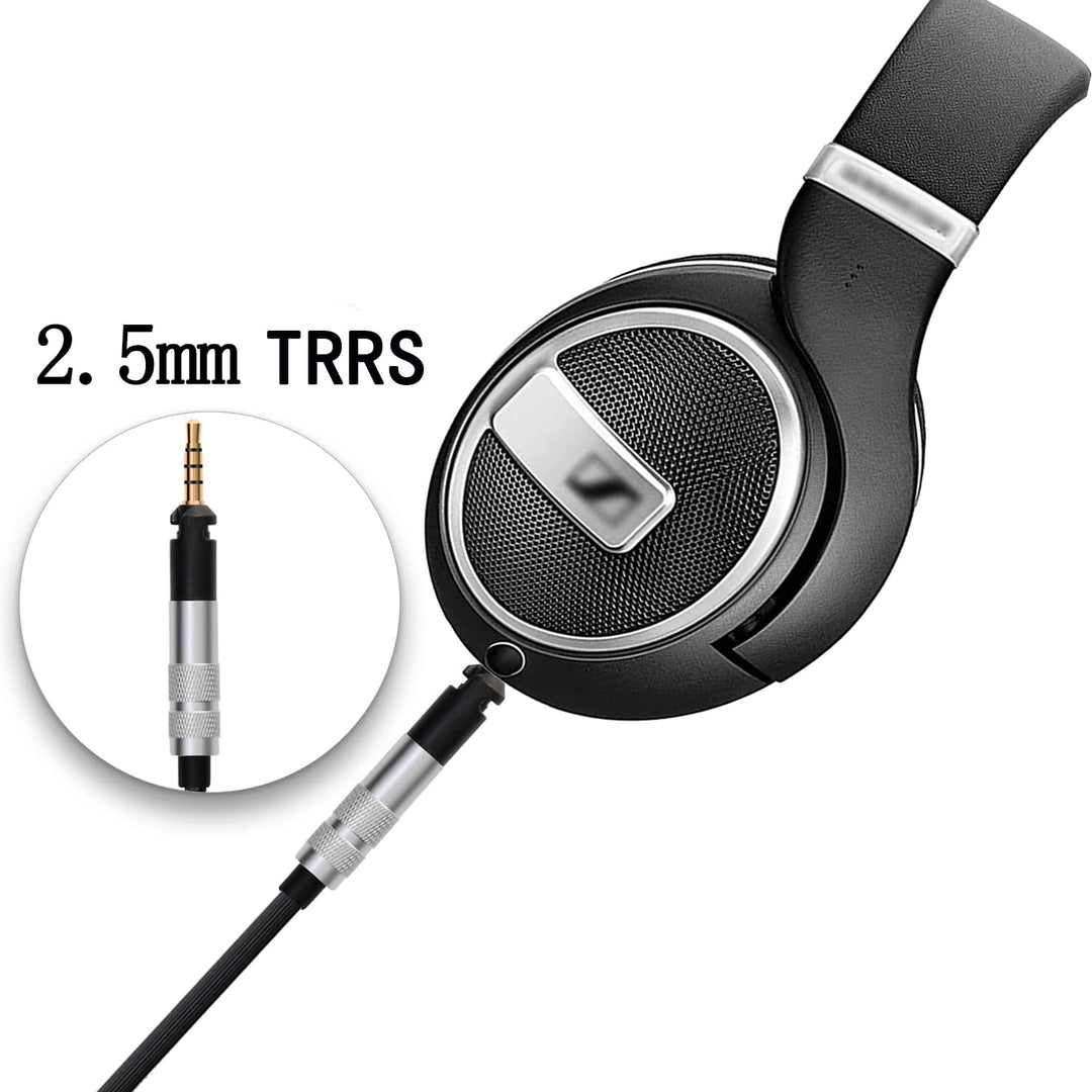 FAAEAL Balancekabel für Sennheiser HD599 HD598 HD558 HD518 HD579 HD569 Kopfhörer ATH-M40x ATH-M50x A