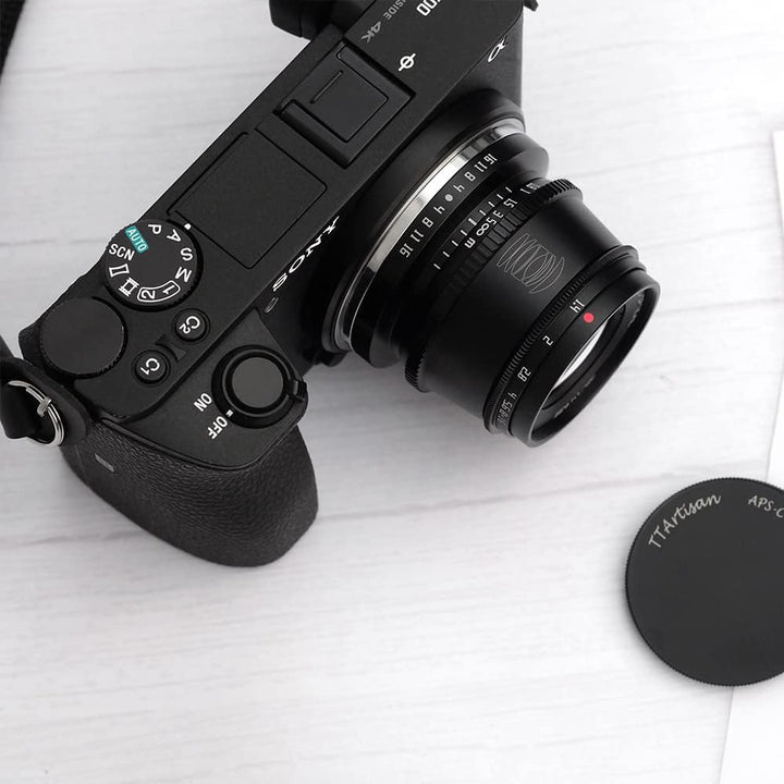 TT Artisan 35mm F1.4 APS-C Objekt Anschluss Fuji X Mount Black Weitwinkelobjektiv mit manuellem Foku
