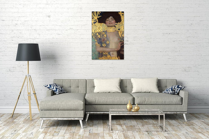 Printed Paintings Leinwand (60x80cm): Gustav Klimt - Judith I (1901) 60x80 cm, 60x80 cm