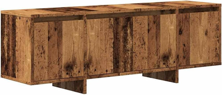 vidaXL TV Schrank, Lowboard für Fernseher, Fernsehtisch mit 4 Türen, Fernsehschrank für Schlafzimmer