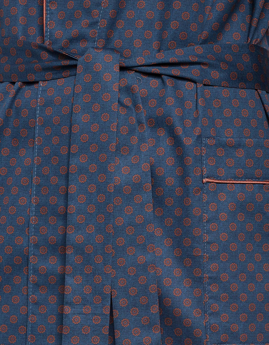 LEVERIE Herren eleganter Morgenmantel/sportlicher Bademantel (made in EU) Saunamantel 3XL Morgenmant