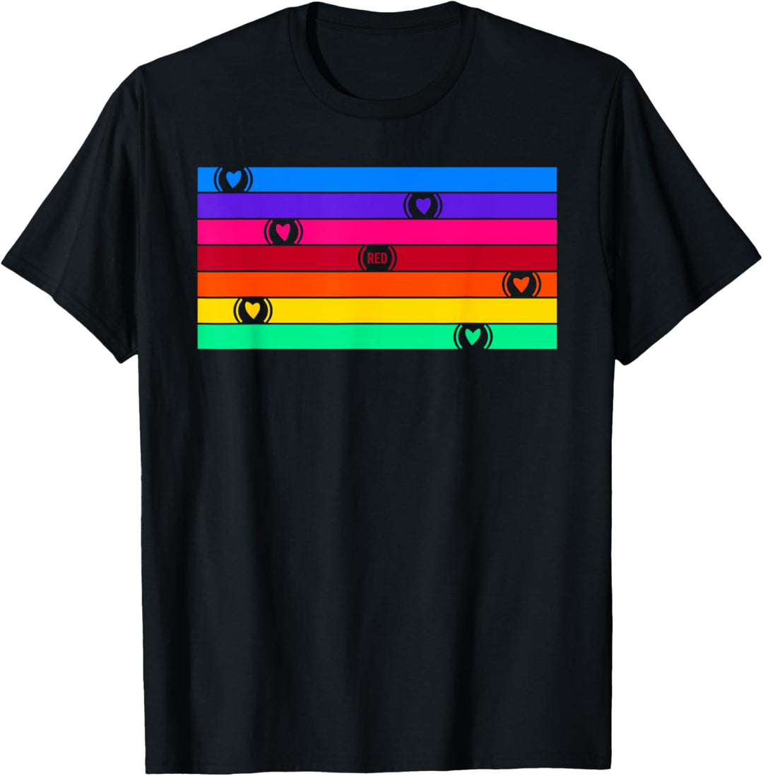 (RED) Originals PRIDE Collection - Rainbow Flag T-Shirt