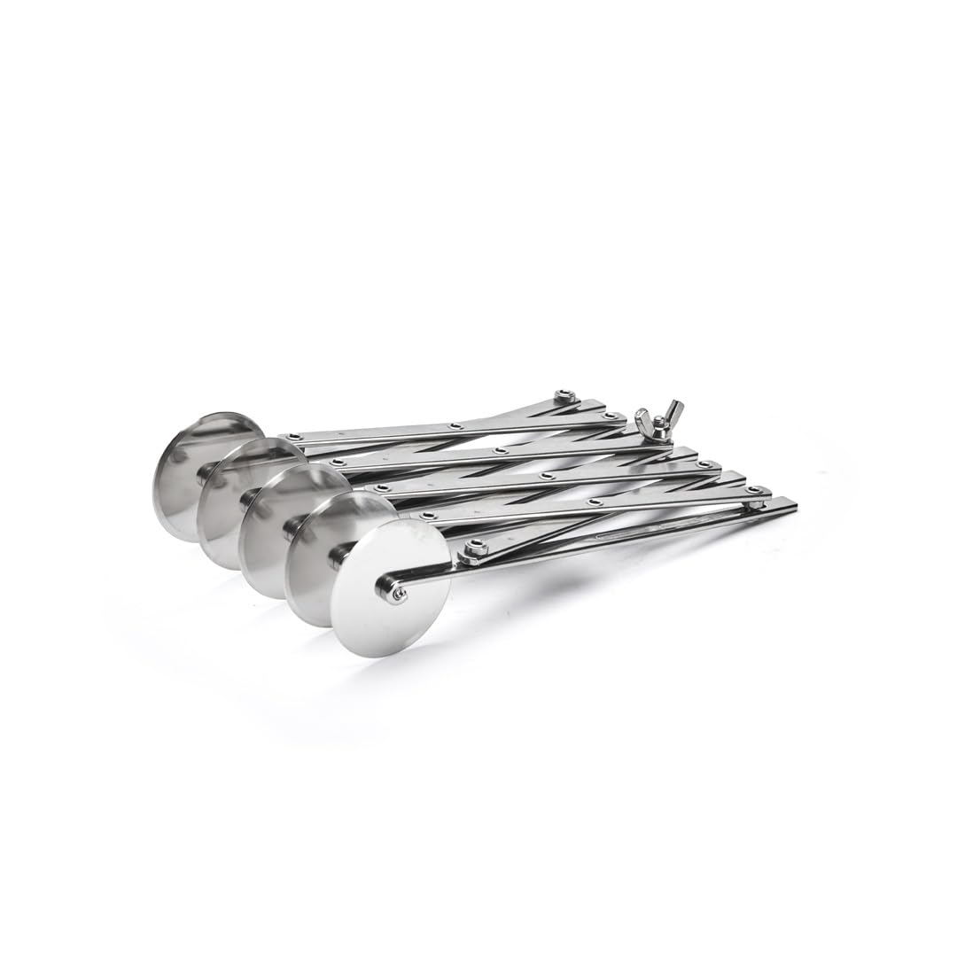 De Buyer Teigschneider, Edelstahl, Silber, 23.6 x 6.2 x 6.2 cm