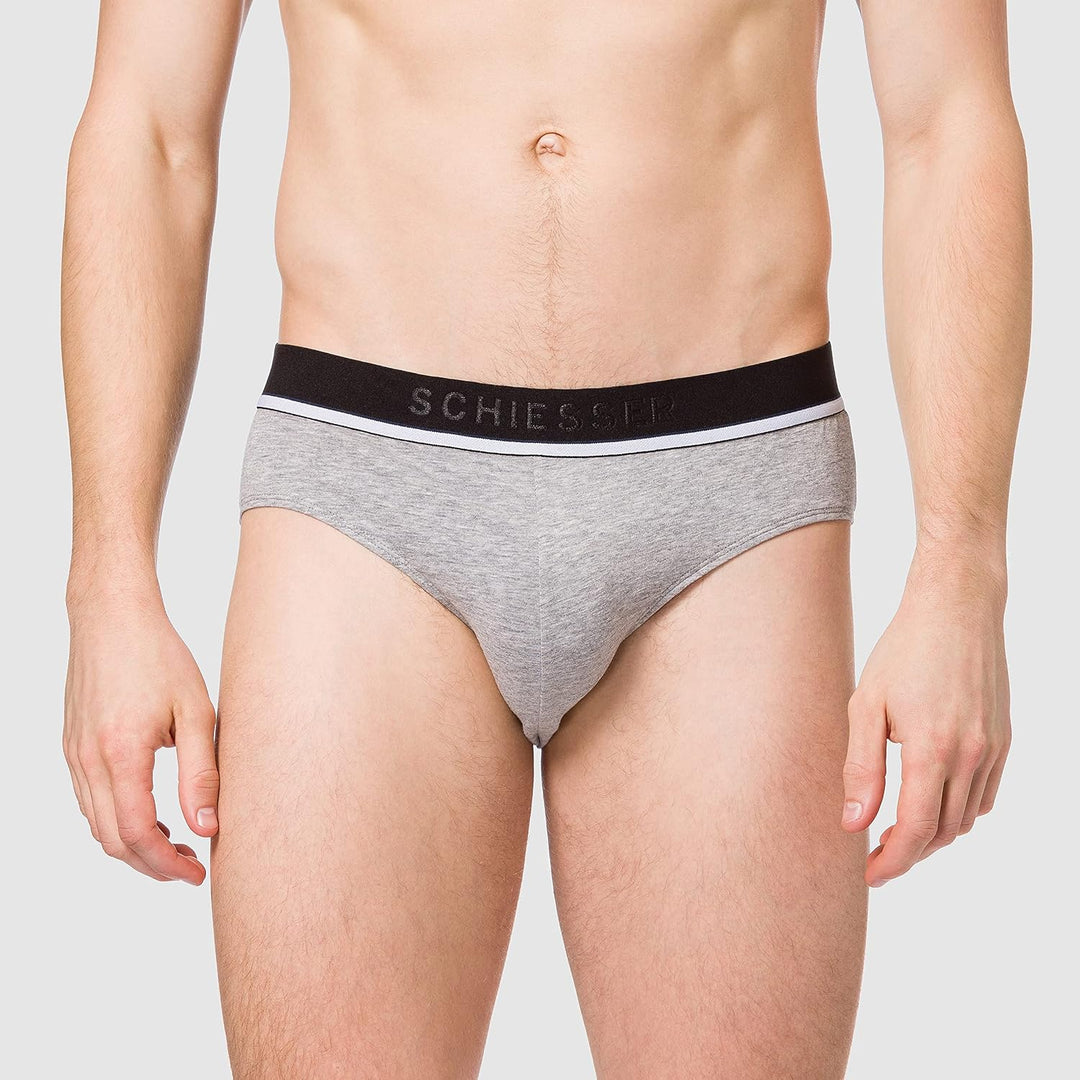 Schiesser Herren Slip (3er Pack) S Mehrfarbig 1, S Mehrfarbig 1