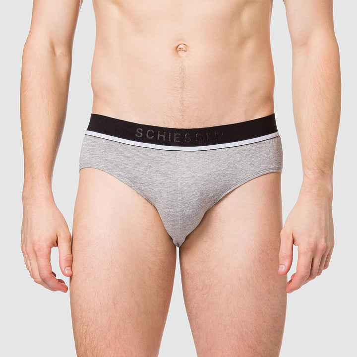 Schiesser Herren Slip (3er Pack) S Mehrfarbig 1, S Mehrfarbig 1