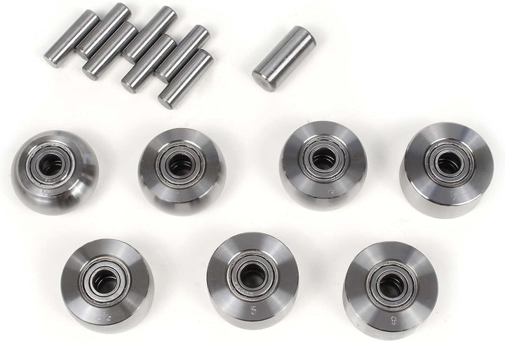 XPOtool Rollenstreckmaschine English Wheel mit 6 Streckrollen zur Metallverarbeitung