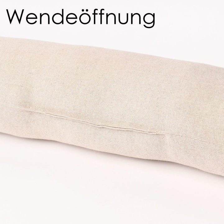 SCHÖNER LEBEN. Zugluftstopper Triangel Retro Scandi Sand Hellbeige, Auswahl:80cm Länge ca. 80x15x15c