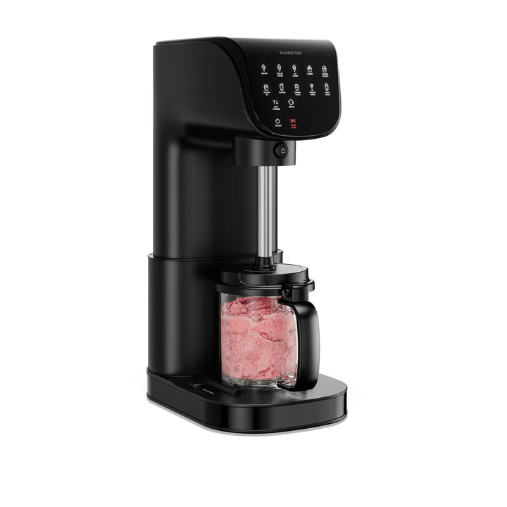 Klarstein Velaire Eismaschine – 500-W-Eismaschine, 3 Behälter à 0,6 l (insgesamt 1,8 l), 10 Programm