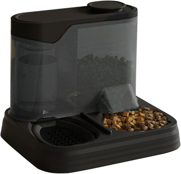Katzenfutter Automat Mit Einem,30x25x23cm Katzenfutterautomat Mit Integriertem Wasserspender,Für Hun