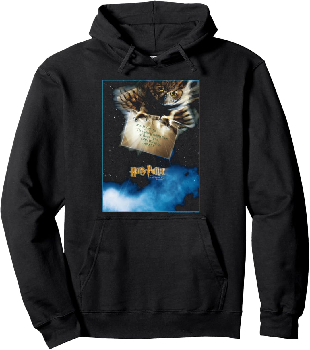 Harry Potter Owl Poster Pullover Hoodie