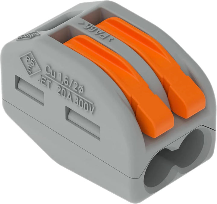 WAGO CLASSIC-Verbindungs-Klemmen 222-413 & CLASSIC-Verbindungs-Klemmen 222-412 3-Leiter Bundle mit K