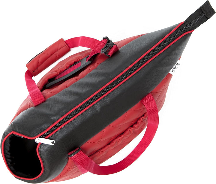 Tiertasche aus ökoleder Hundetasche Tragetasche für kleinen und mittleren Hund, Katze bis 7 Kg L - 3