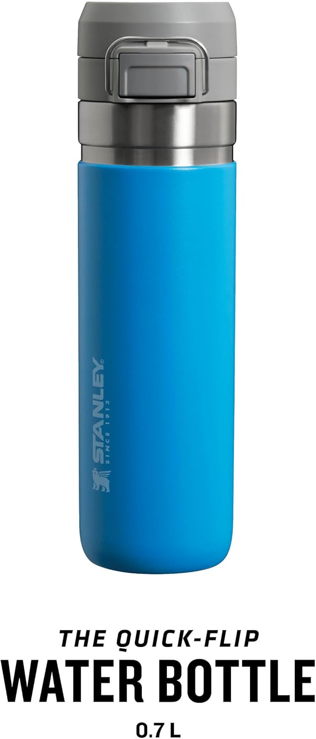 Stanley Quick Flip Trinkflasche Edelstahl - Hält 7+ Stunden Kalt - Wasserflasche BPA-Frei - Spülmasc