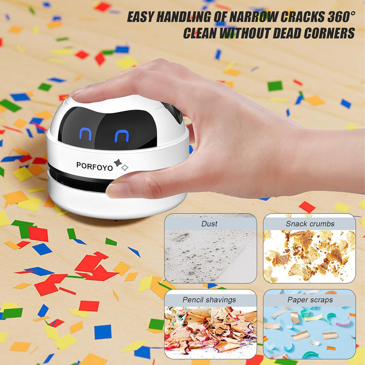 Tischstaubsauger, 2 Stück Mini Staubsauger, Tragbar Tischstaubsauger, Tisch Staubsauger USB Wiederau