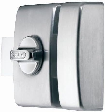 ABUS V83 CB45 F9 C Schloss 83 mit Zylinder und Knopf, Durchmesser 45 mm, chromfarben satiniert, Chro