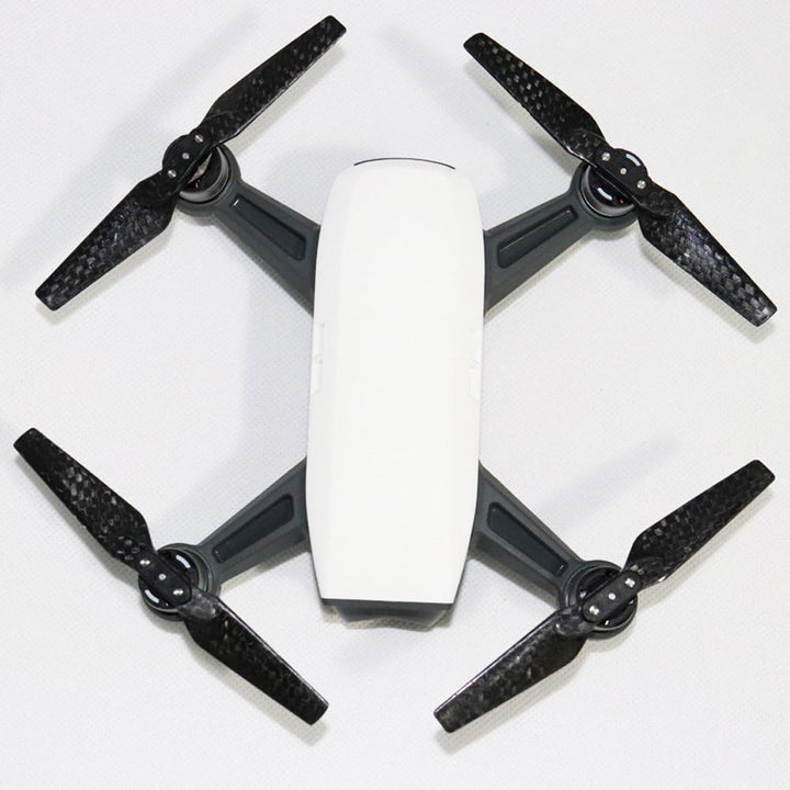 Dilwe Propeller für DJI Spark, 100% Kohlefaser - 2X CW & 2X CCW - Schnellspanner - Faltbare - Widers