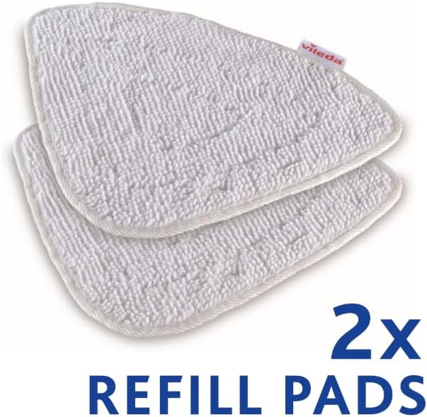 Vileda Steam Dampfreiniger Ersatzpads Mikrofaser | Hygienische Bodenreinigung - Passend für alle Böd