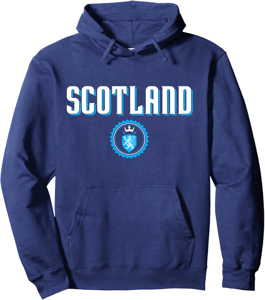 Scotland Crest Gifts: Scottish Rampant Lion Pullover Hoodie