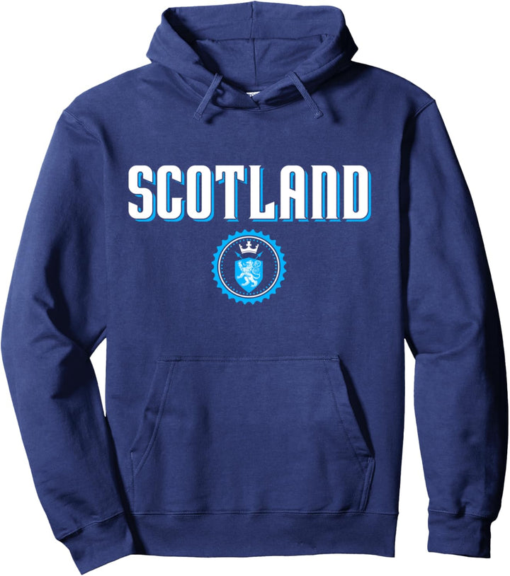 Scotland Crest Gifts: Scottish Rampant Lion Pullover Hoodie