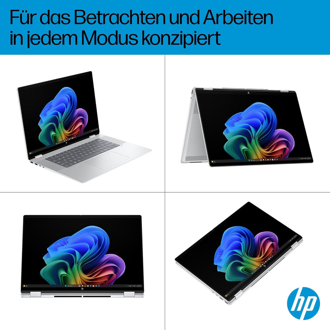 HP OmniBook X Flip Intel Core Ultra 5-226V 2in1 Next Gen AI Laptop, dedizierte NPU für KI, 40 NPU To