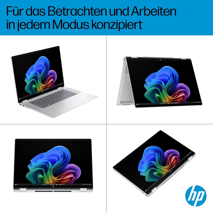 HP OmniBook X Flip Intel Core Ultra 5-226V 2in1 Next Gen AI Laptop, dedizierte NPU für KI, 40 NPU To