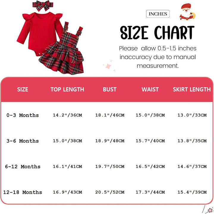 Neugeborenes Baby Mädchen Röcke Sets Rüschen Top + Plaid/Dots/Bowknot Overalls Hosenträger Kleid + S