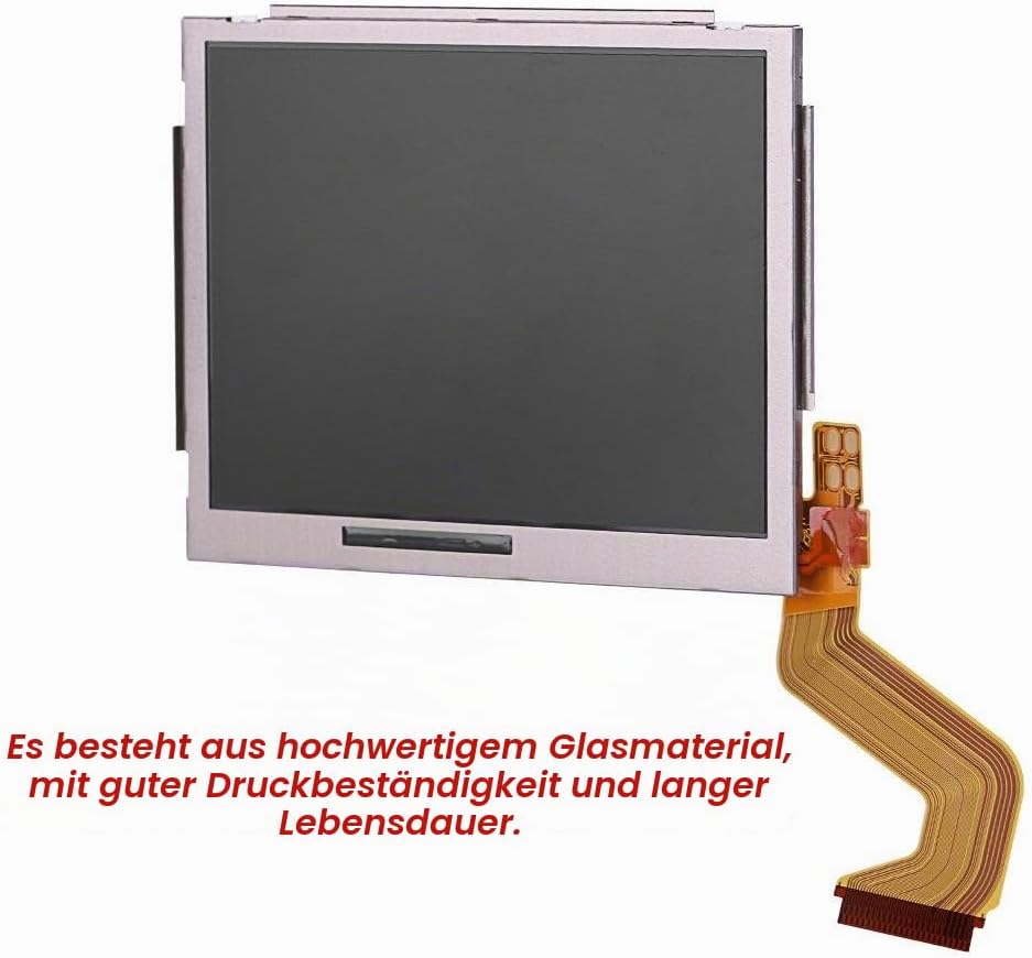 Vbestlife Ersatzteil, LCD-Display, Ersatz für untere und obere Anzeige, kompatibel mit NDSI (höher)