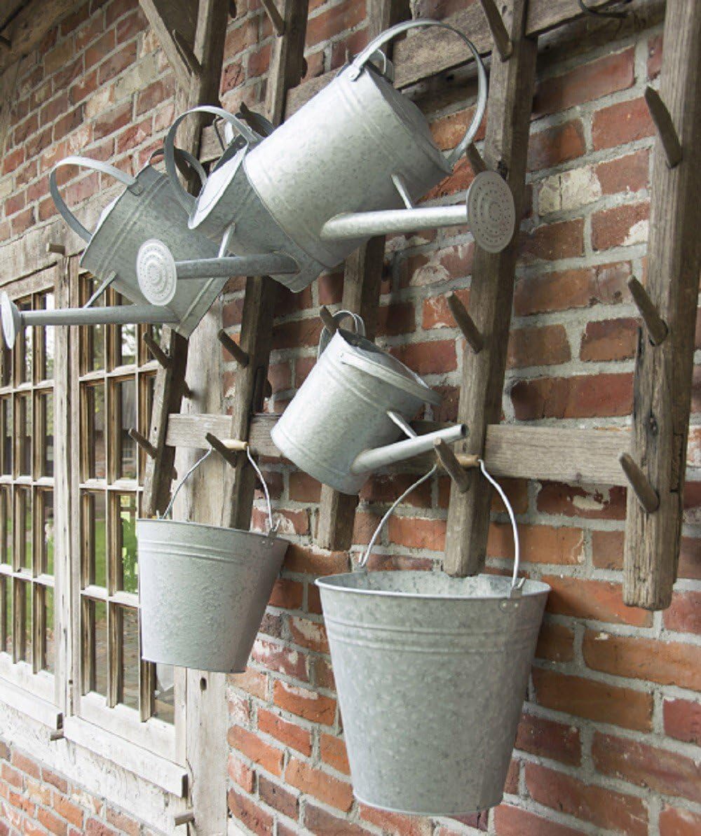 Esschert Design Altzink Giesskanne 6,6 Liter, 49,5x22x28 cm 49.5 x 22 x 28 cm Single, 49.5 x 22 x 28